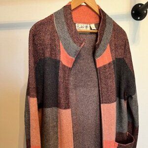 Anthropologie Field Flower Sweater Coat